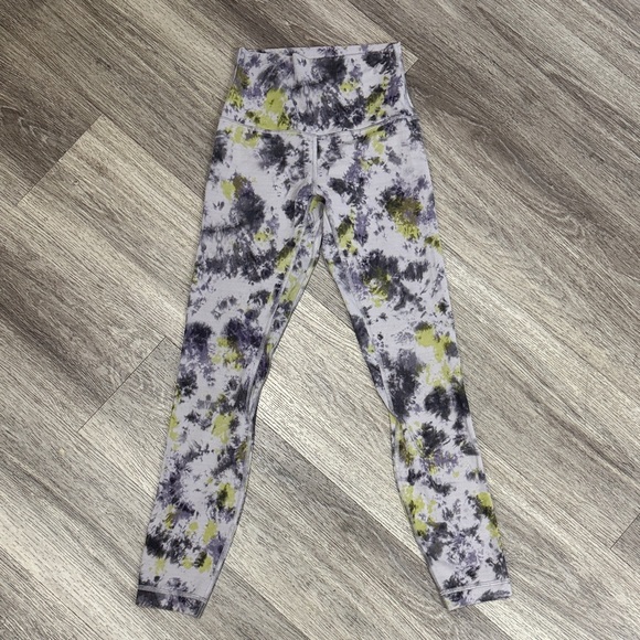 Lululemon Align Radial Mauve Tie-Dye Leggings  25” Diamond Dye - Picture 2 of 7